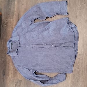 Men linen button up